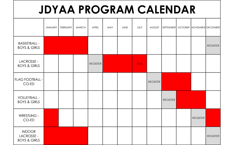 PROGRAM CALENDAR